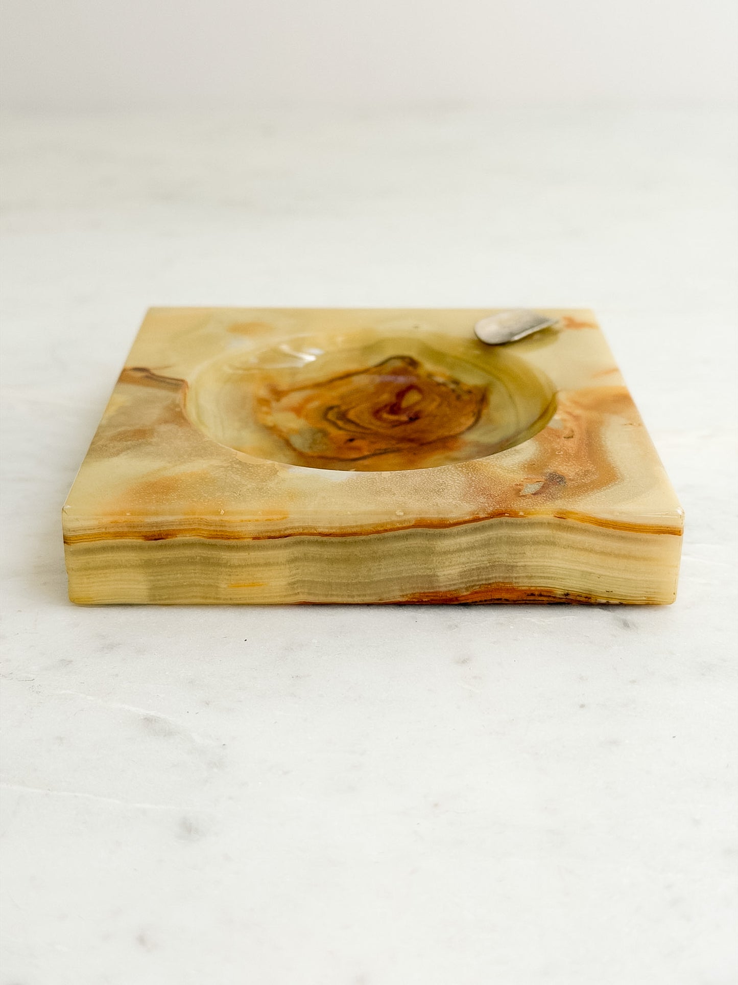Mid-Century Onyx Ashtray