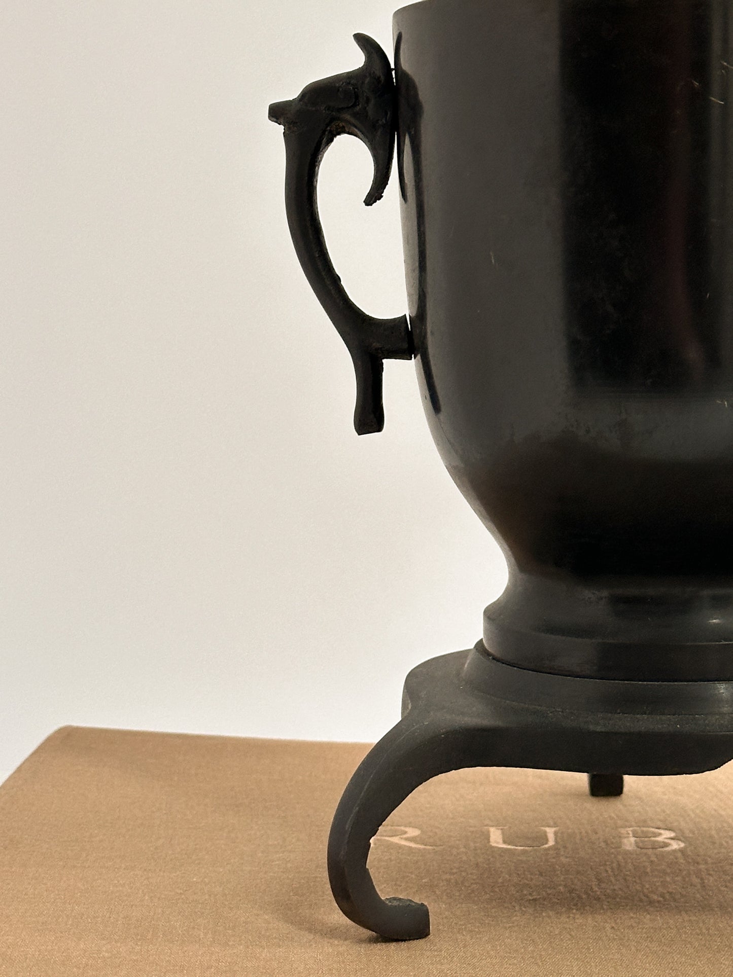 Japanese Bronze Tripod Vase