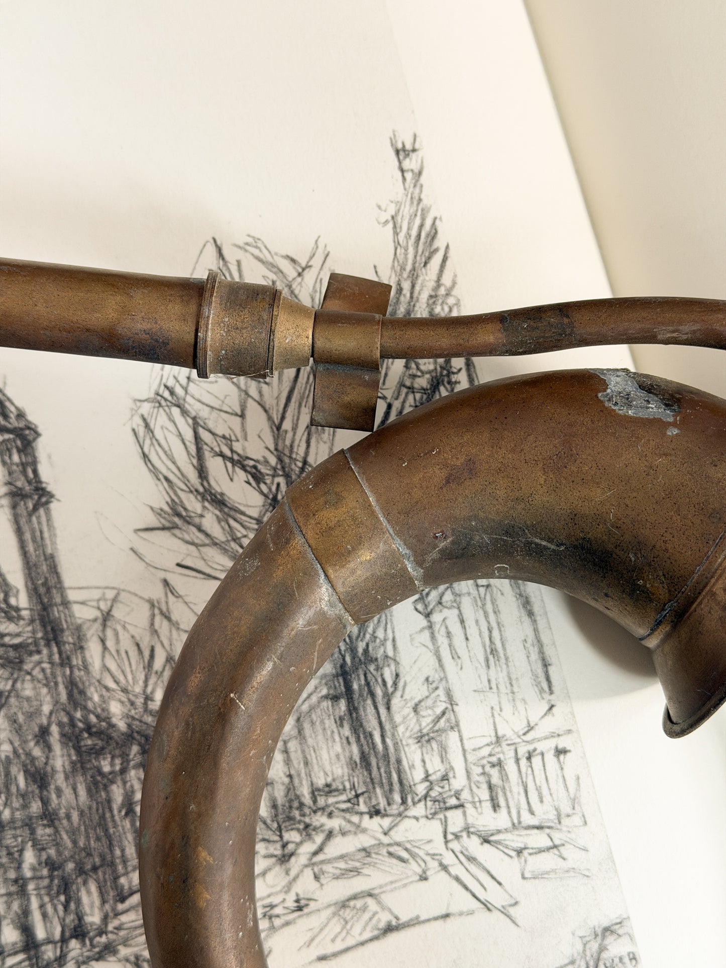 Antique Brass Car Horn