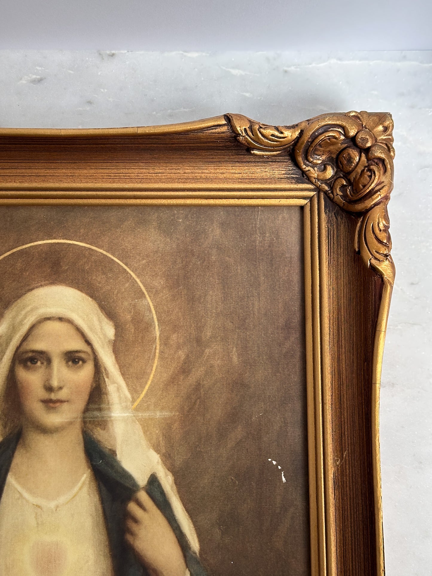 Virgin Mary Vintage Art