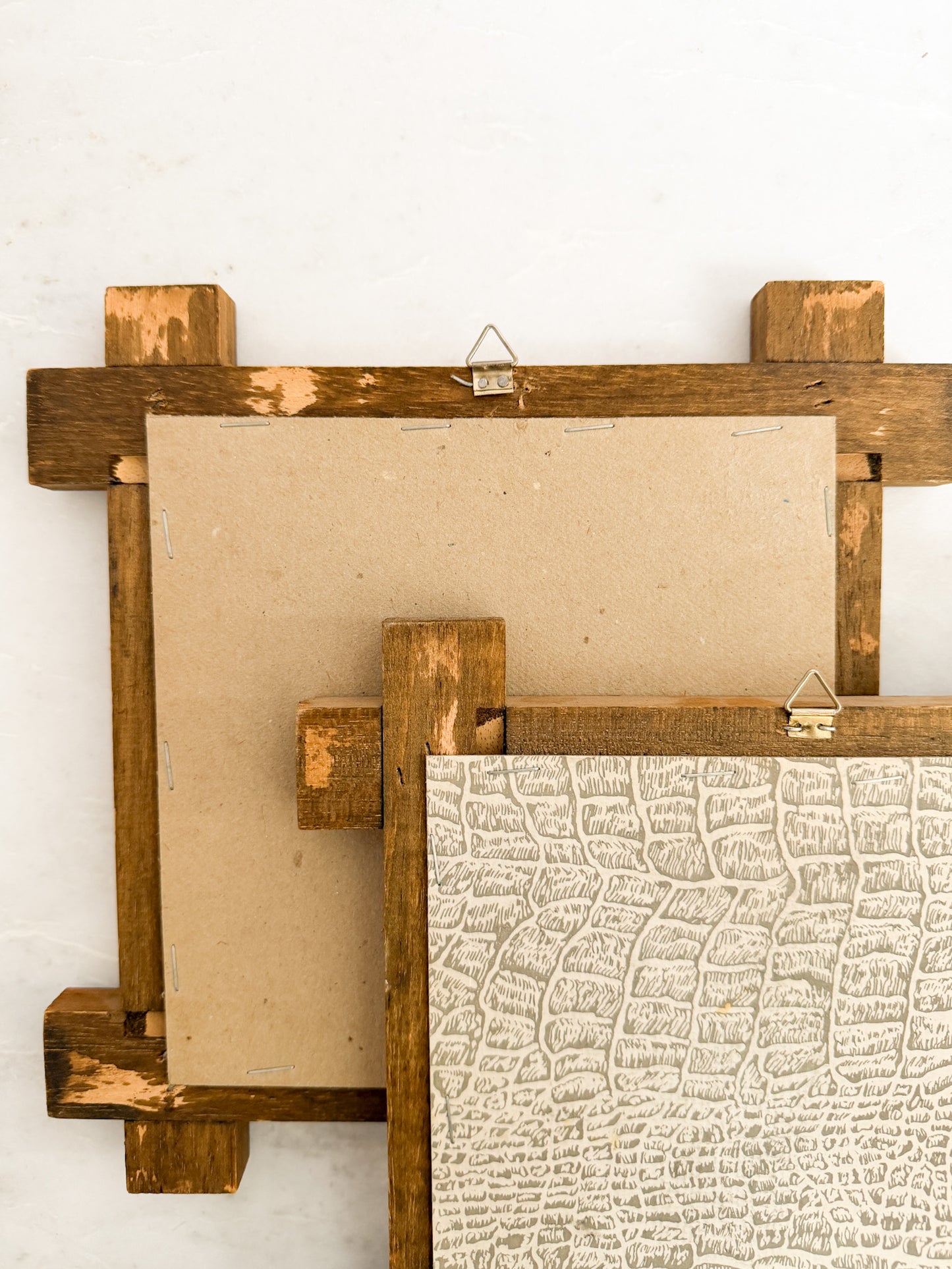 Vintage Delft Tile in Wooden Frame – Dutch Windmill