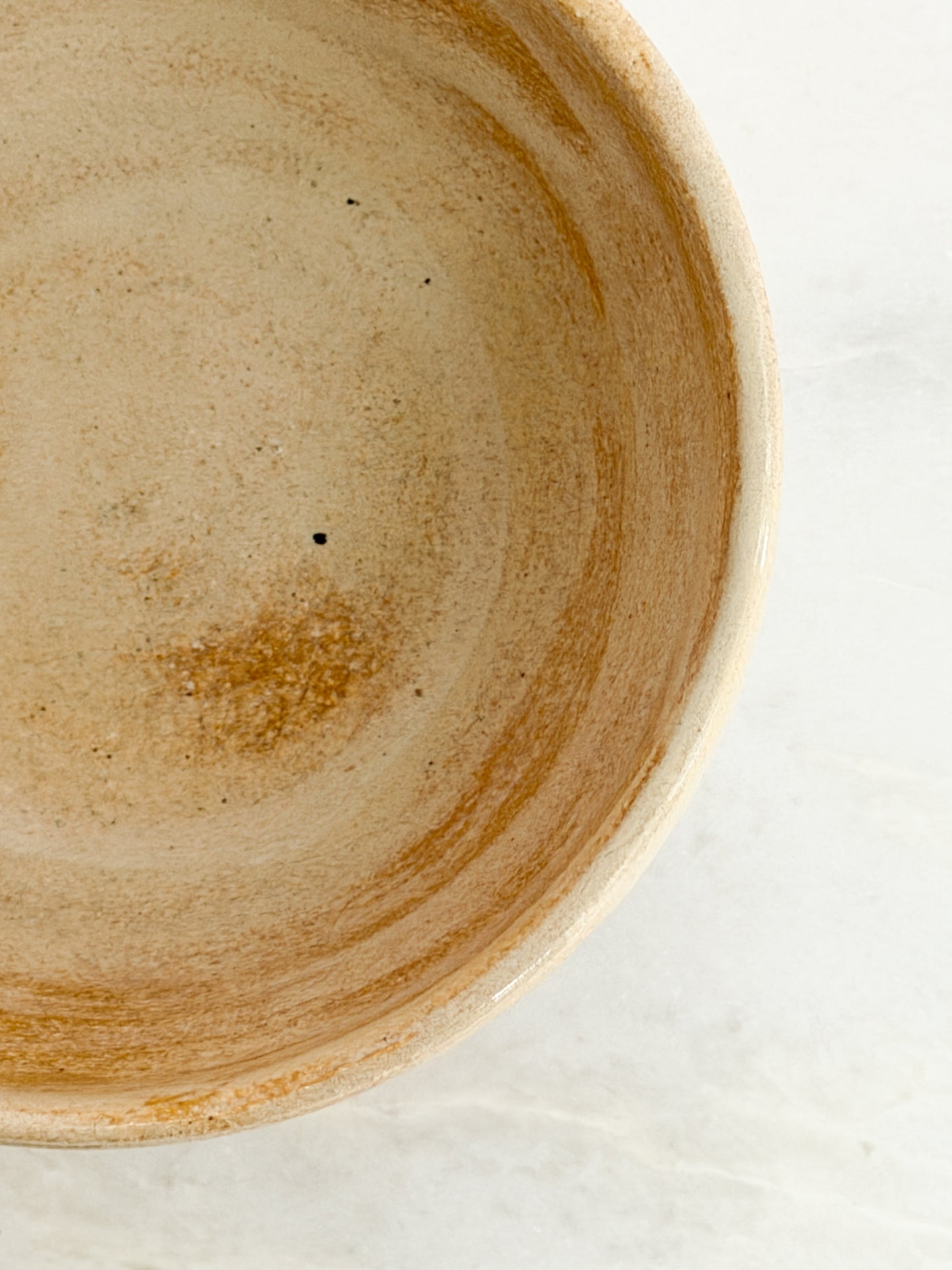 Studio Crafted Small Ribbed Cream Bowl