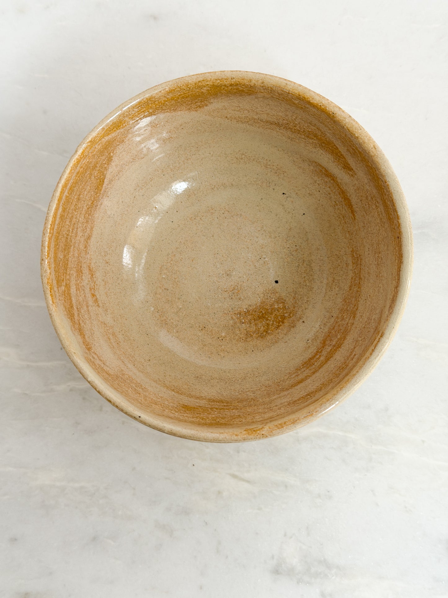 Studio Crafted Small Ribbed Cream Bowl