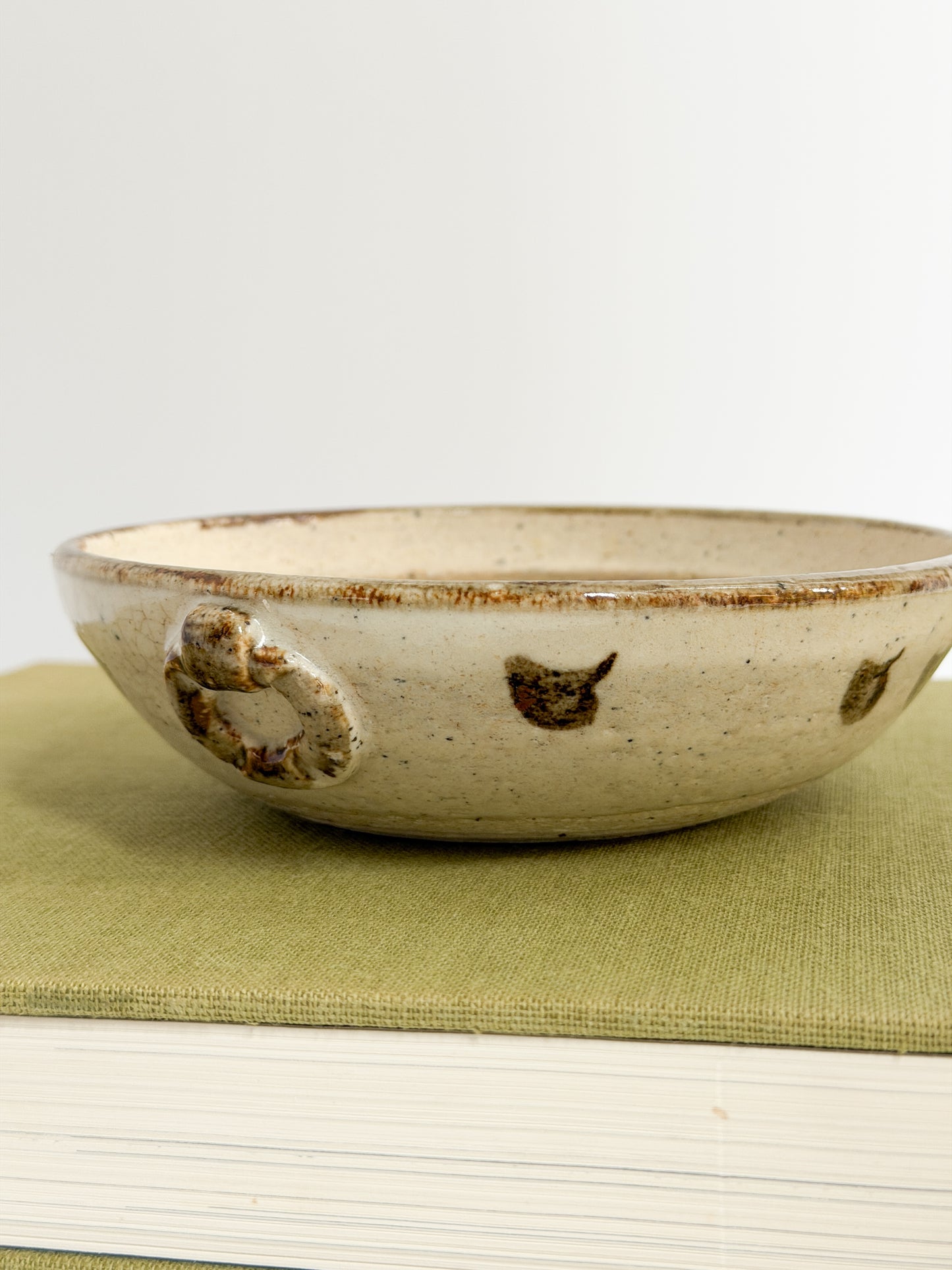 Studio Crafted Pottery Cream Bowl
