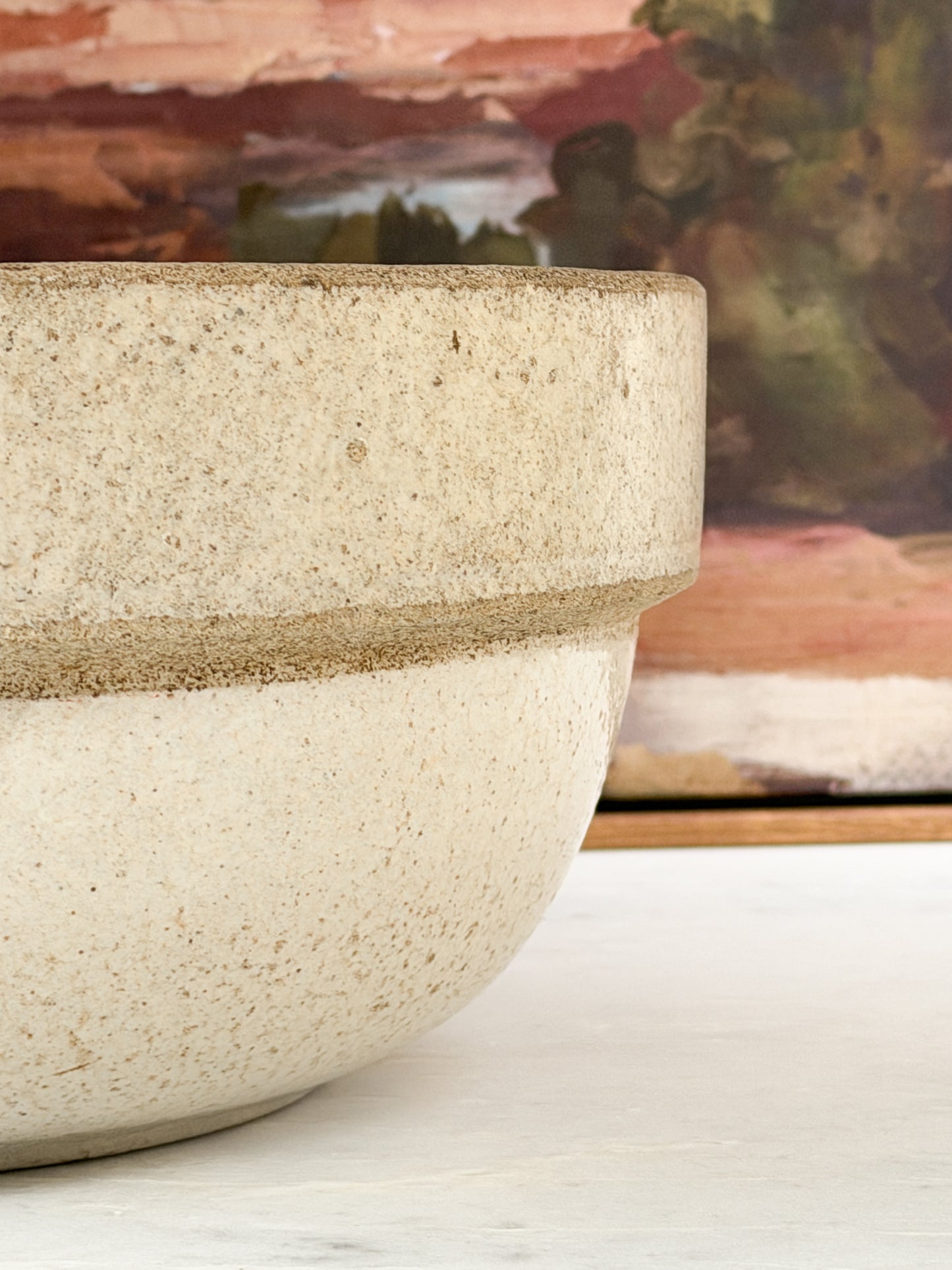 Vintage Large Textured Mixing Bowl
