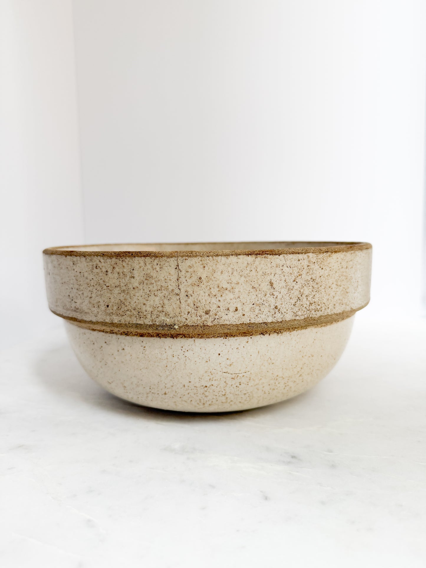 Vintage Large Textured Mixing Bowl