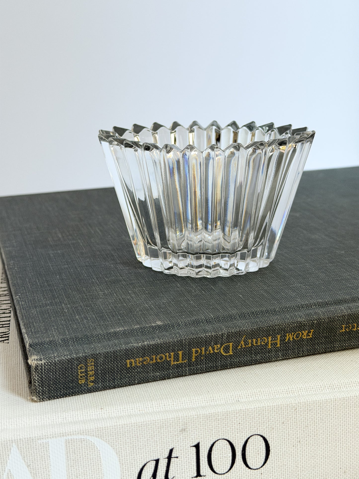 Leaded Glass Oval Trinket Dish – Zigzag Edge