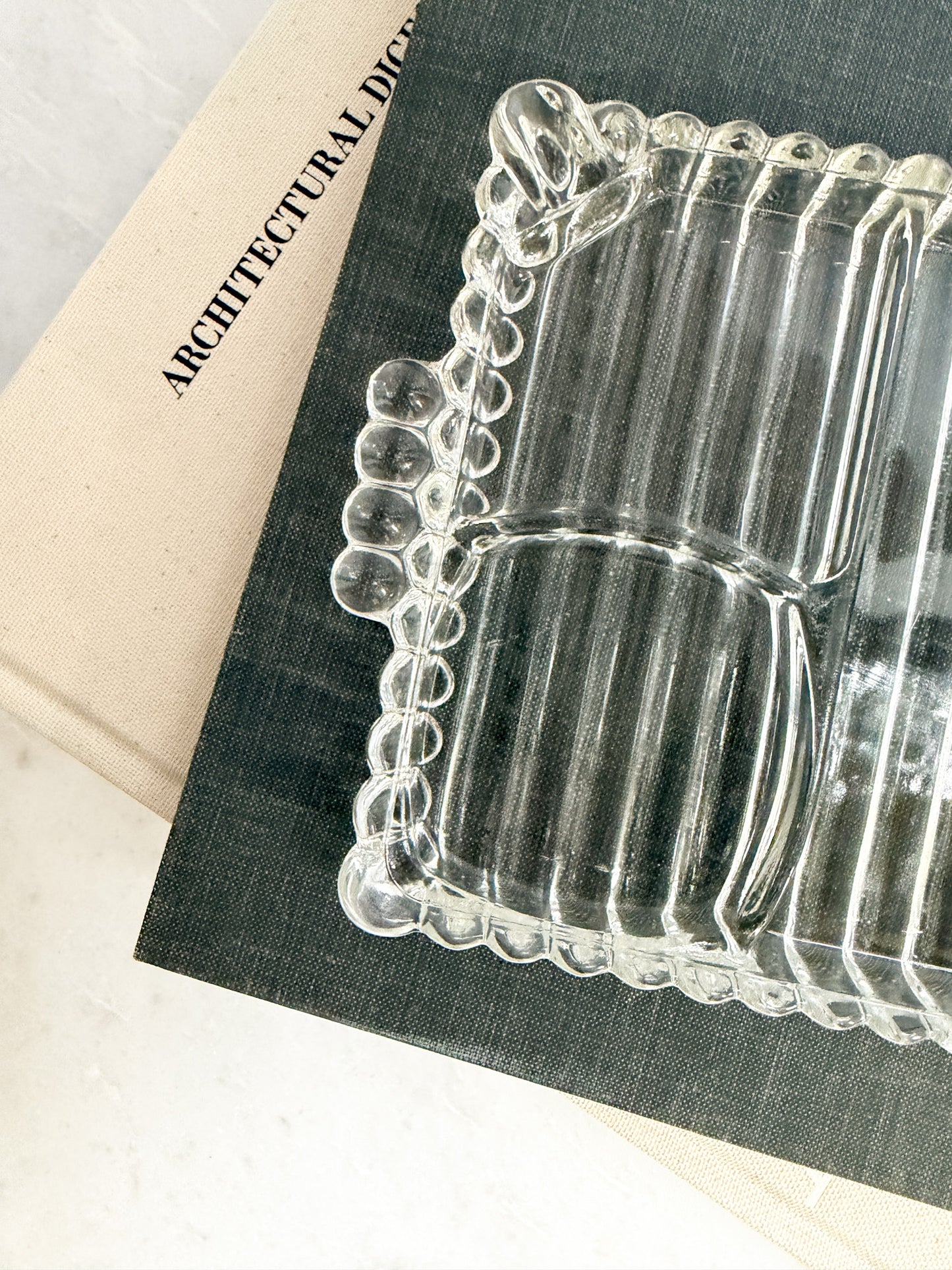 Vintage Hazel Atlas Glass Tray