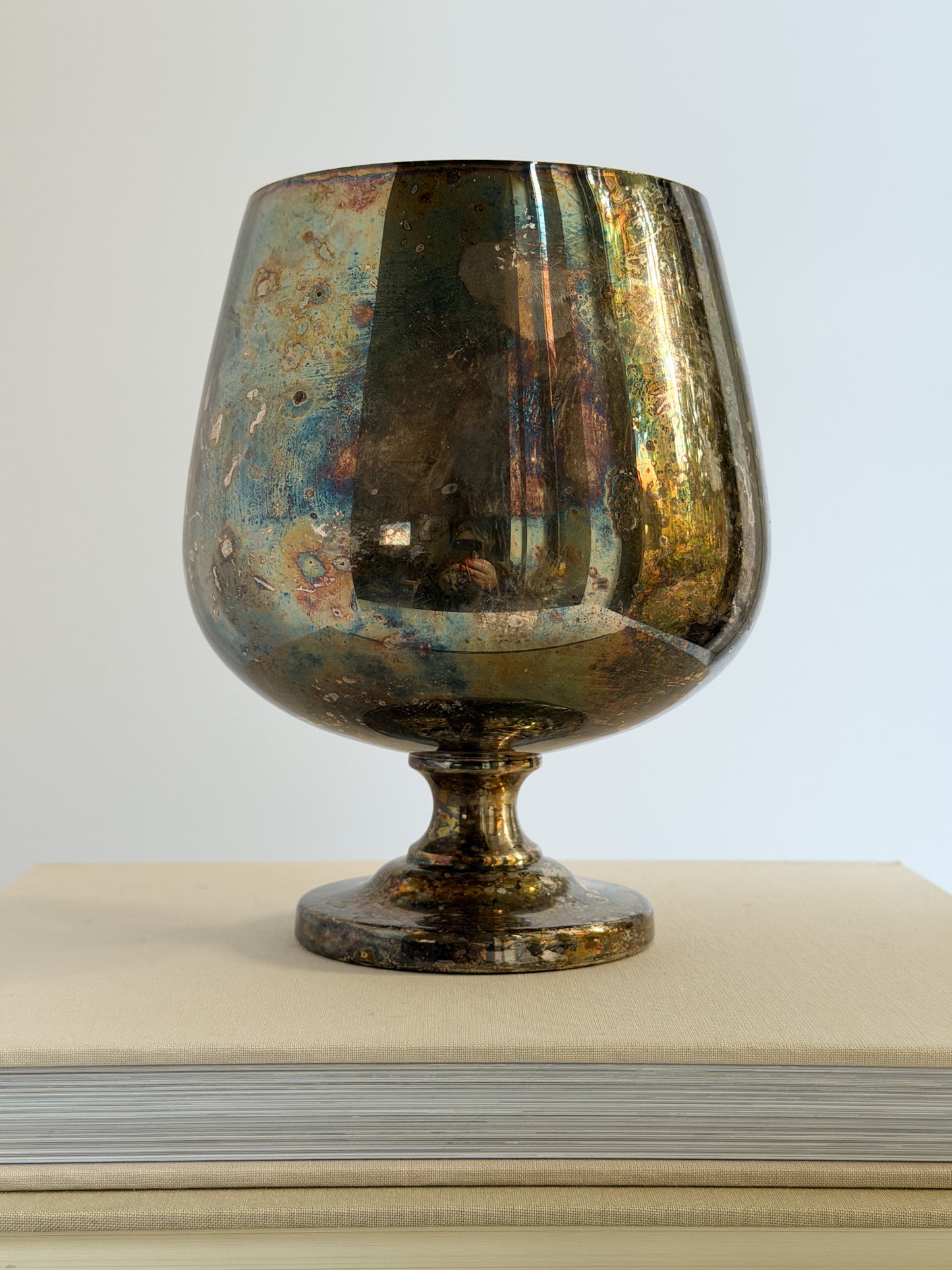 Vintage Large Silver Goblet