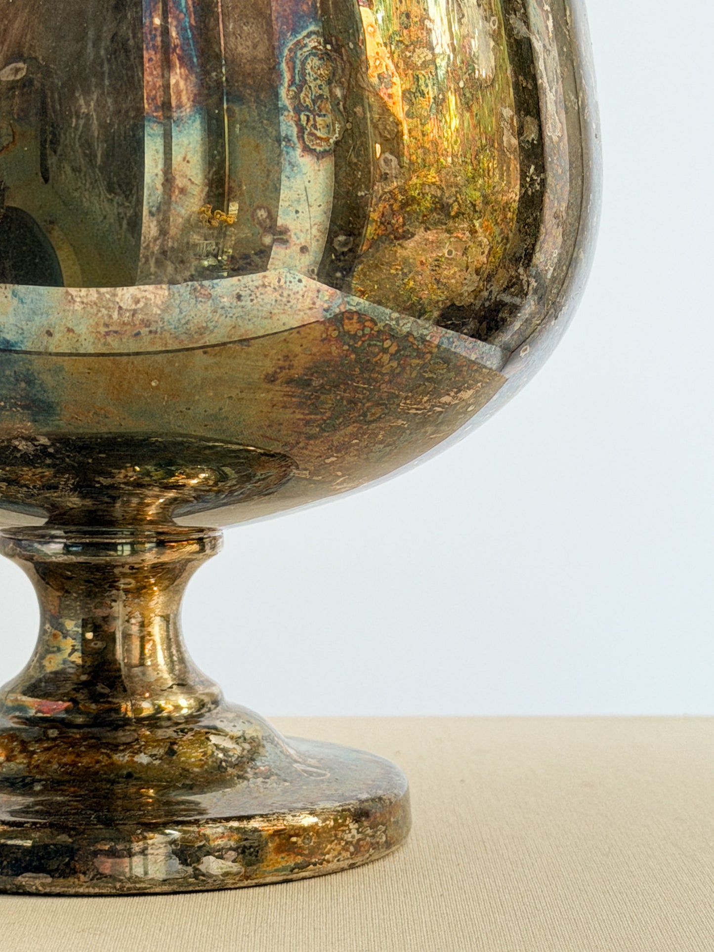 Vintage Large Silver Goblet