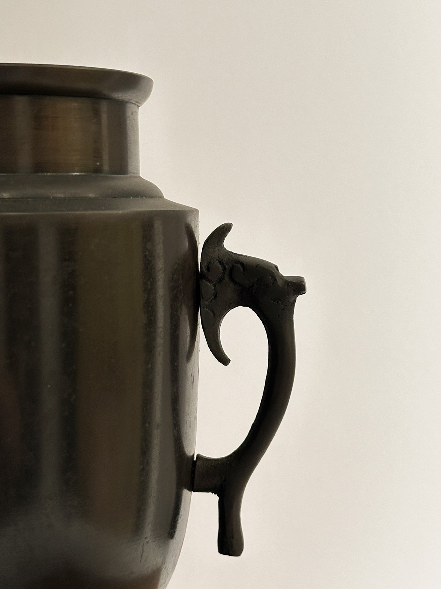 Japanese Bronze Tripod Vase