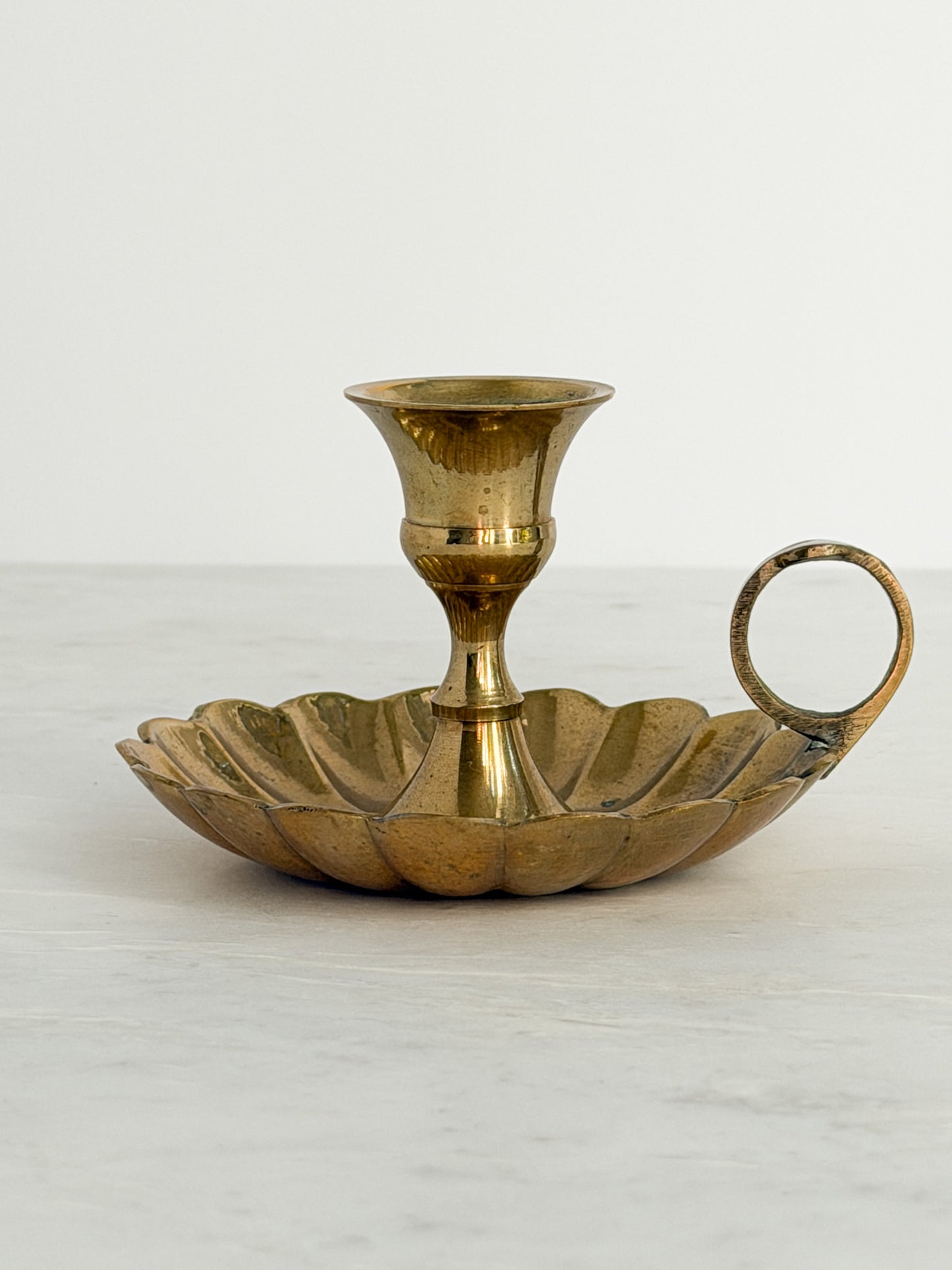 Vintage Brass Candle Holder