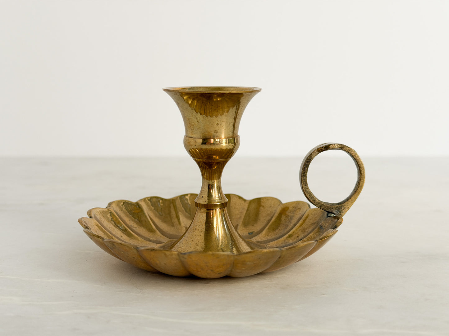Vintage Brass Candle Holder
