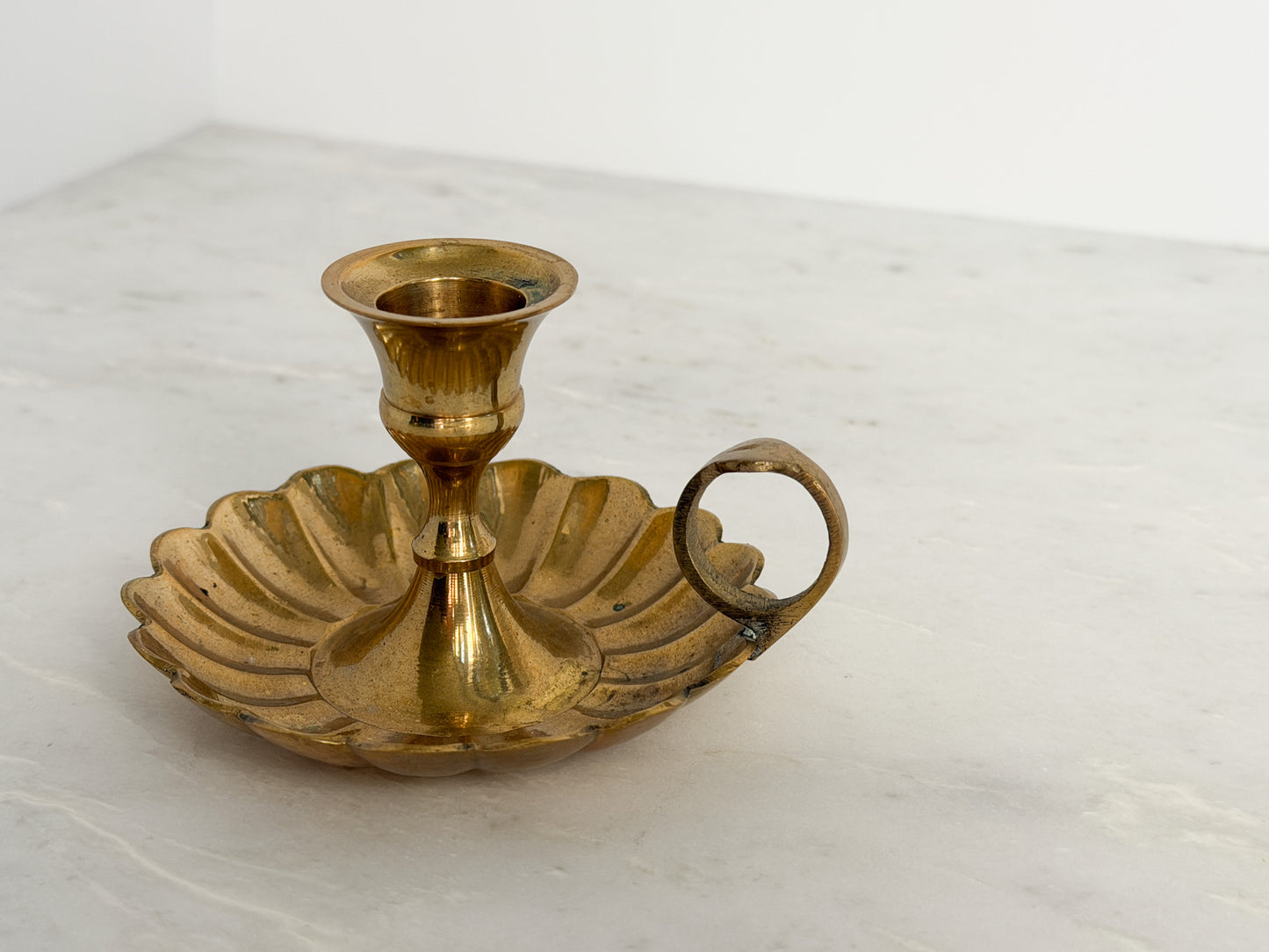 Vintage Brass Candle Holder