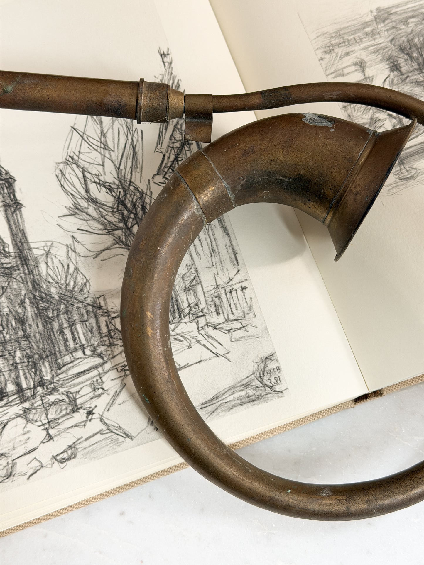 Antique Brass Car Horn