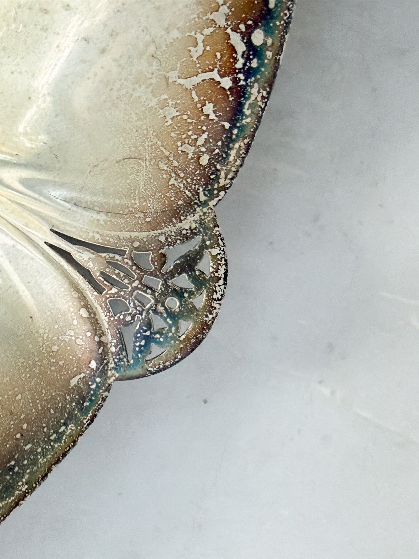 Vintage Silverplate Plate – Lace Trim Edge