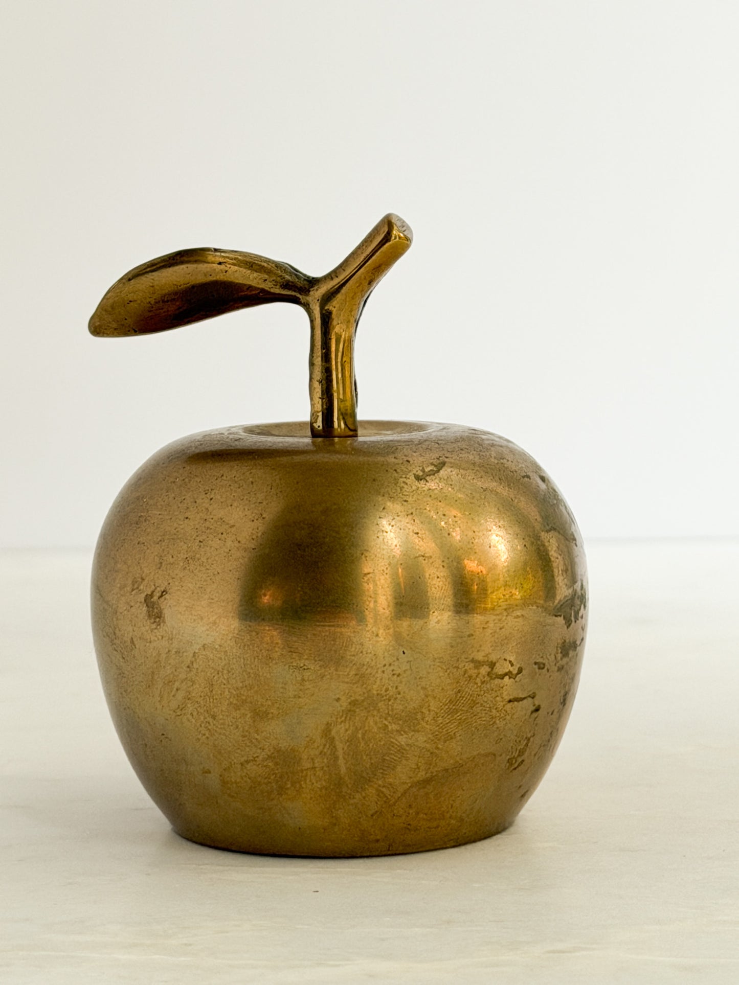 Vintage Brass Apple Bell