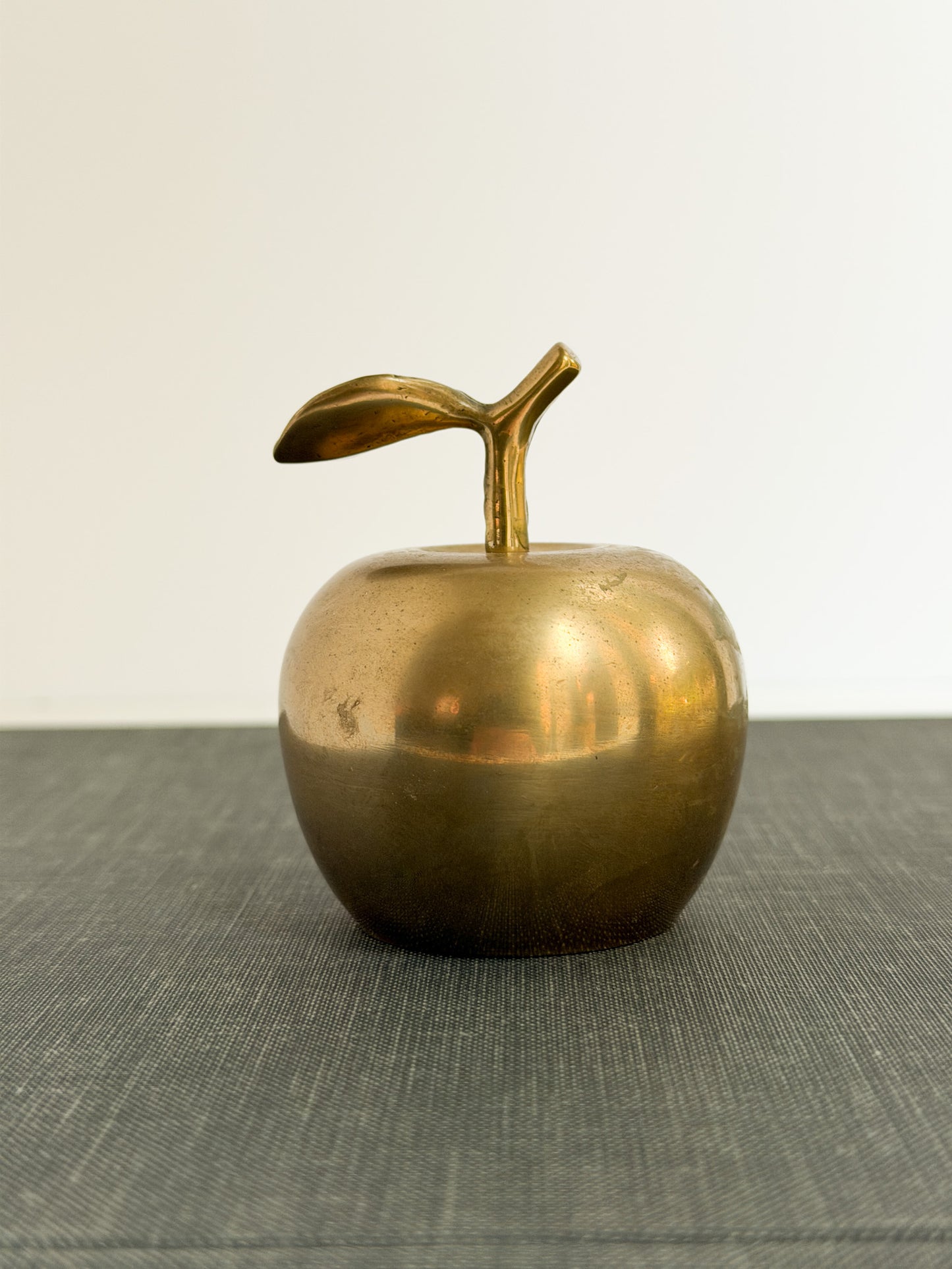 Vintage Brass Apple Bell
